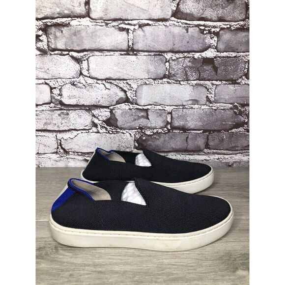 Rothy’s Black Knit Fabric The Original Slip On Sneaker Shoes Women 6M US/36.5EU - Picture 5 of 16